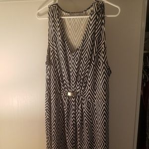 Navy/White Dress